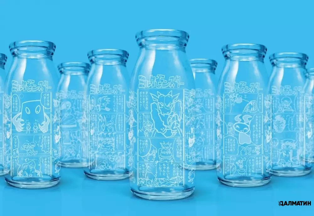 В Японии на бутылках напечатали мангу, чтобы дети допивали молоко