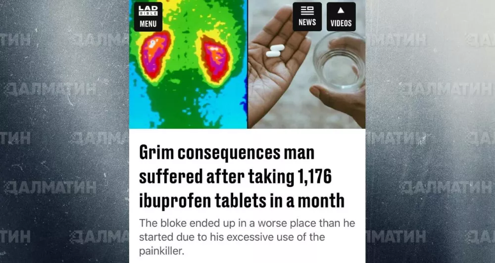 У мужчины отказали почки после 1176 таблеток ибупрофена за месяц