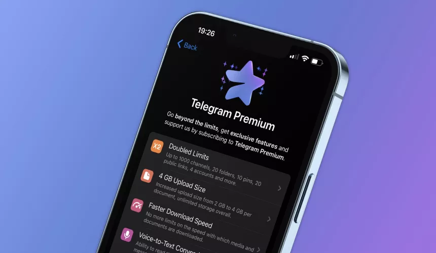 Telegram планирует ограничивать скорость скачки и заливки файлов для пользователей без Premium-подписки