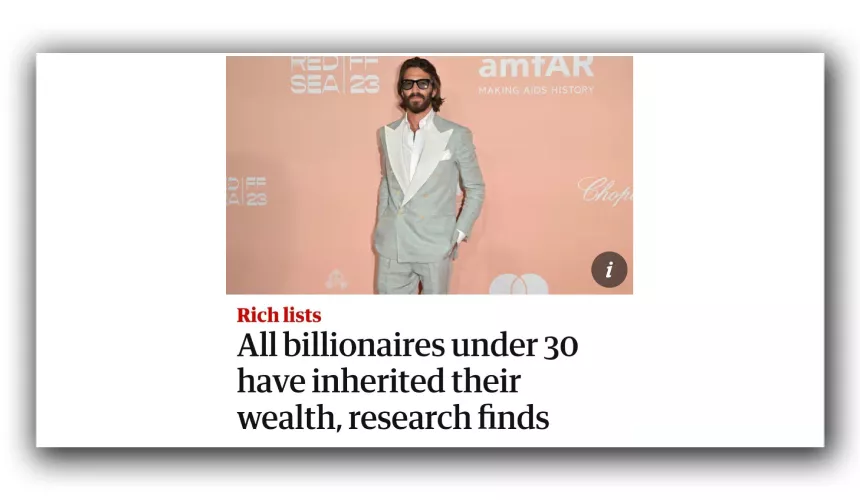 Неожиданно: абсолютно все нынешние миллиардеры до 30 лет получили свои деньги в наследство